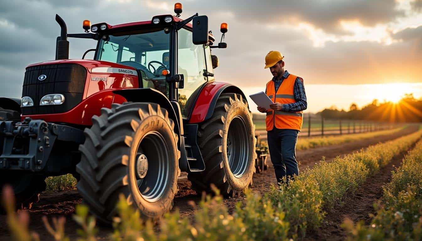 Illustration: Comprendre les caractéristiques du tracteur agricole et son environnement