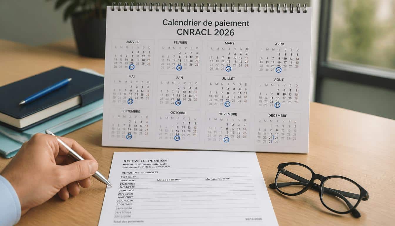 Calendrier de paiement de la CNRACL en 2026